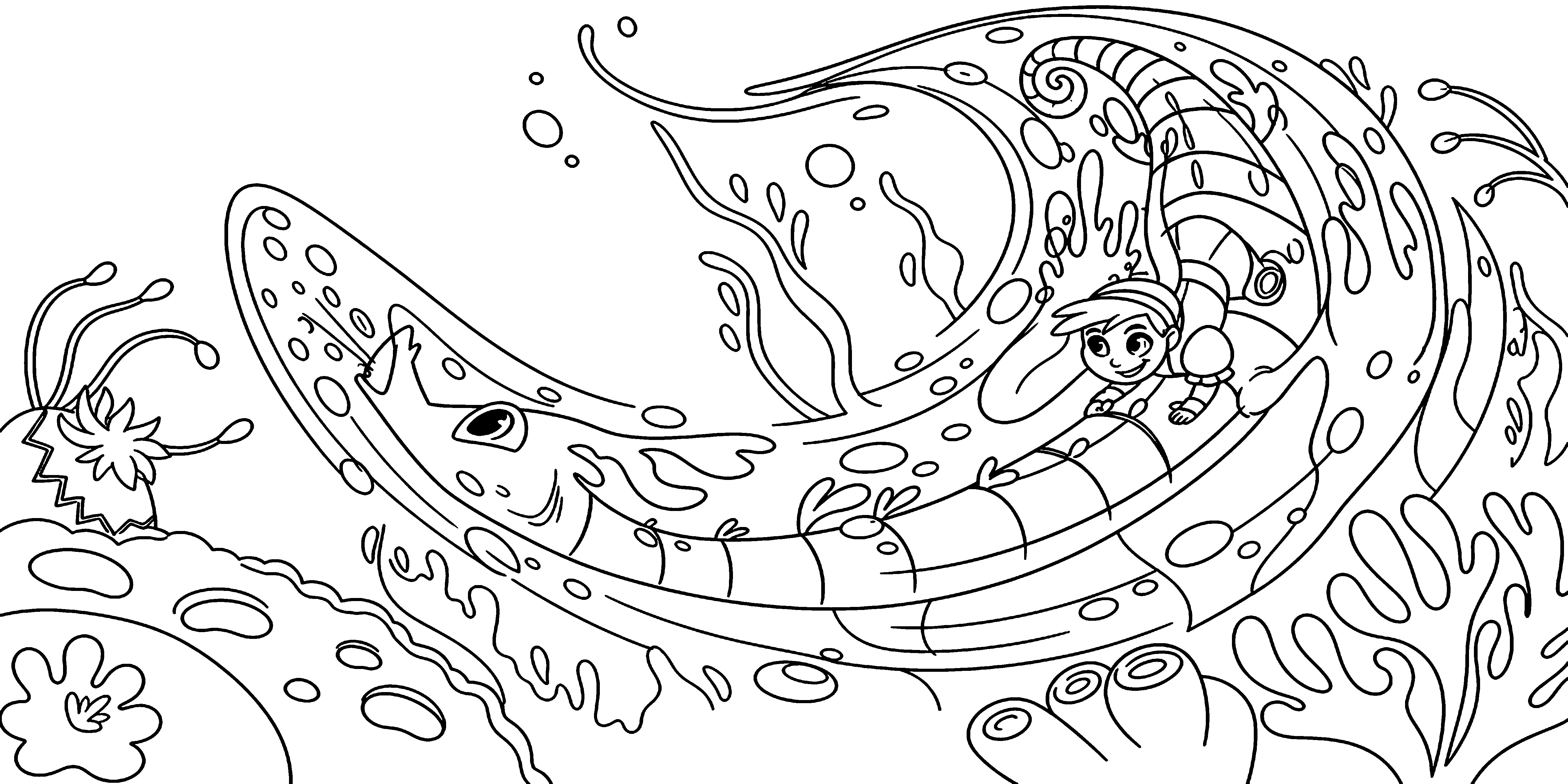 Amber the Dragon Keeper Page 4 coloring page