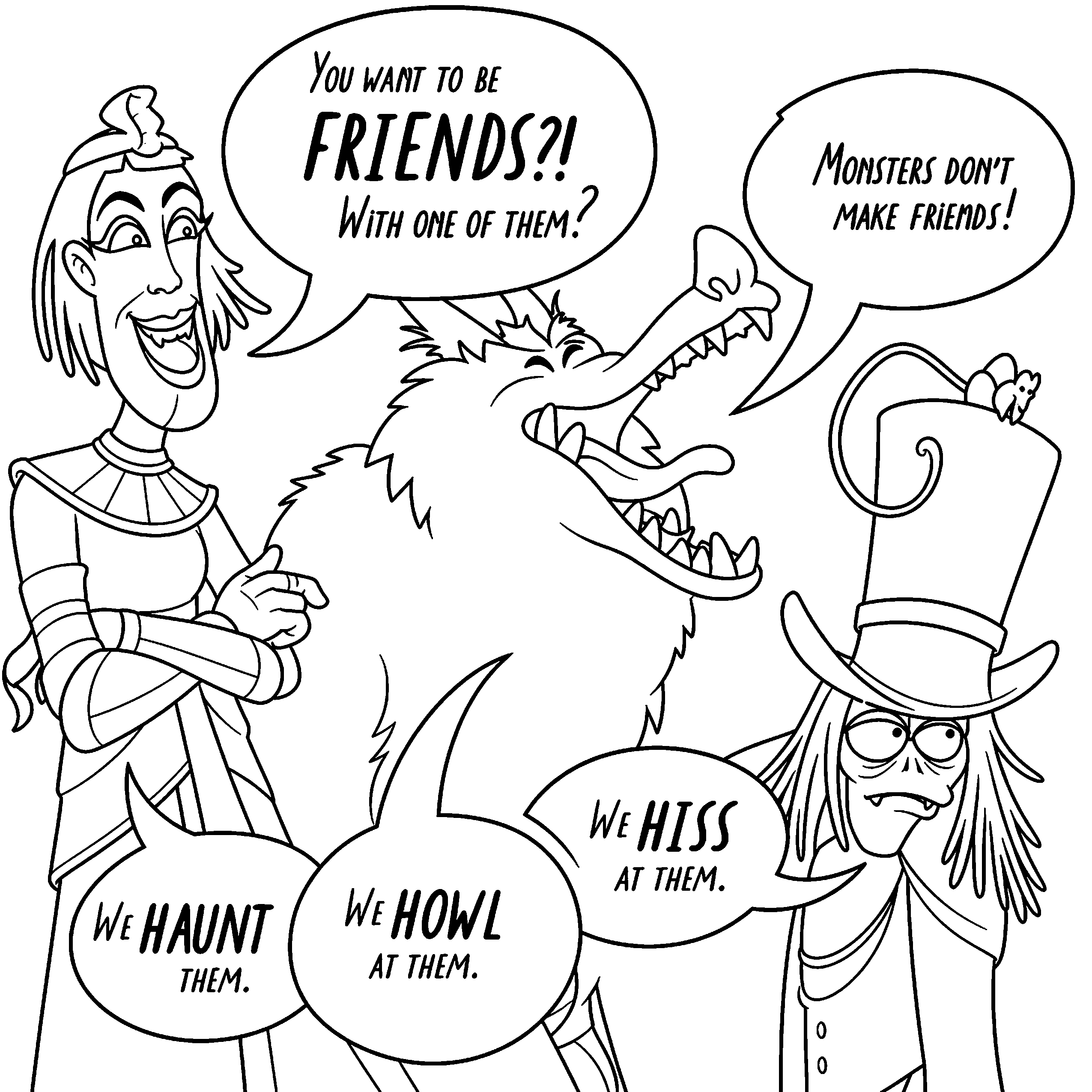 Brian the Ghost Page 3 coloring page