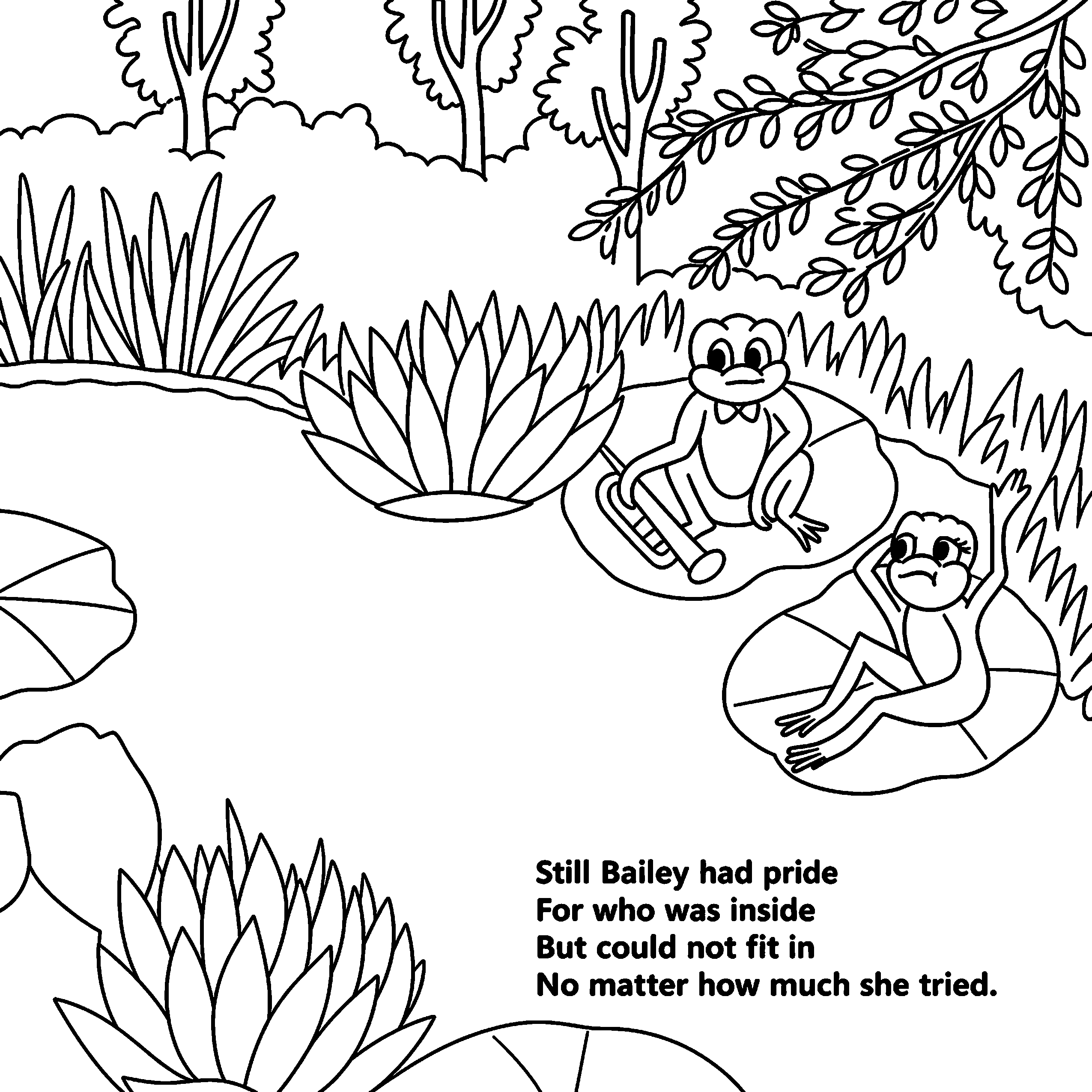 Frog-a-Dog Page 4 coloring page