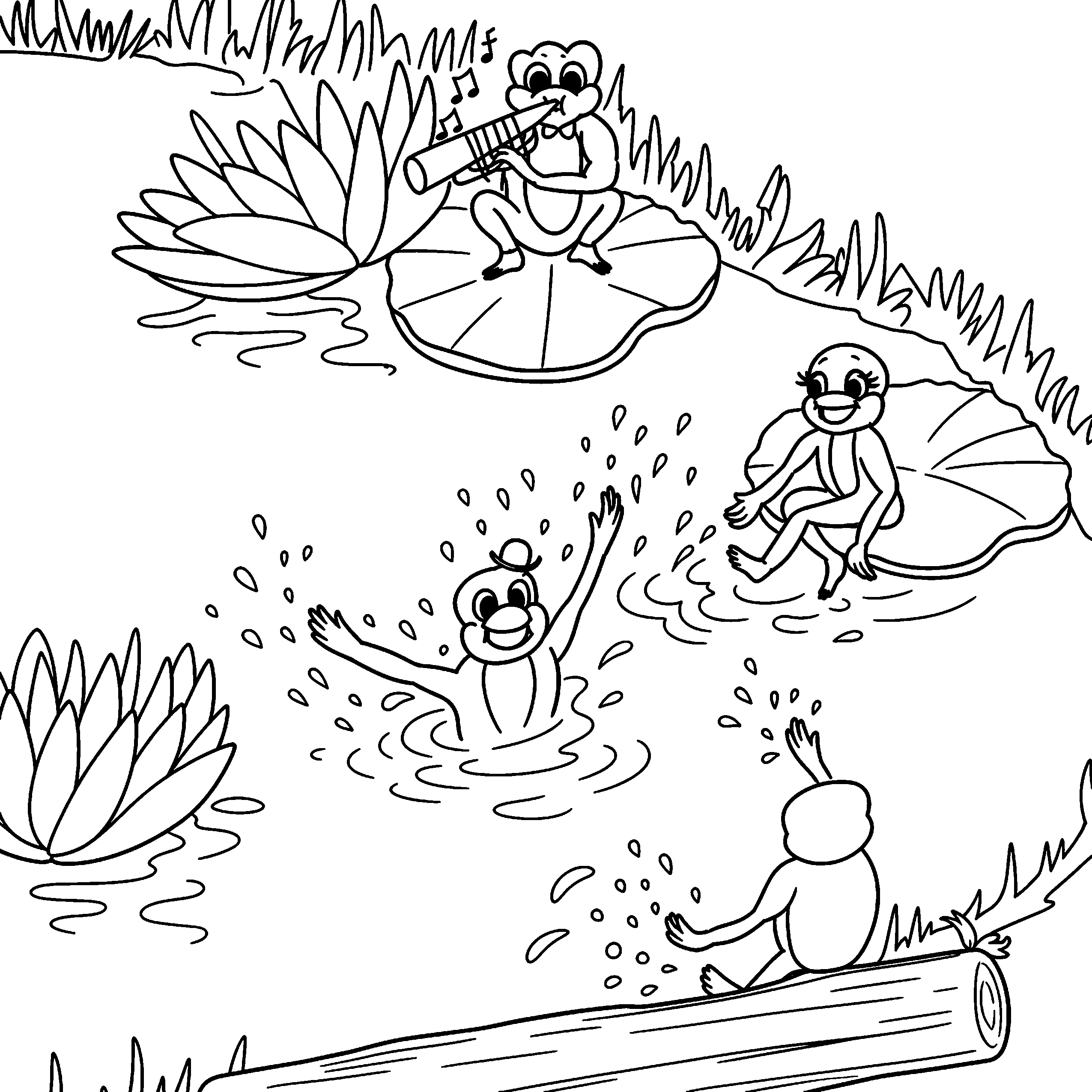 Frog-a-Dog Page 5 coloring page