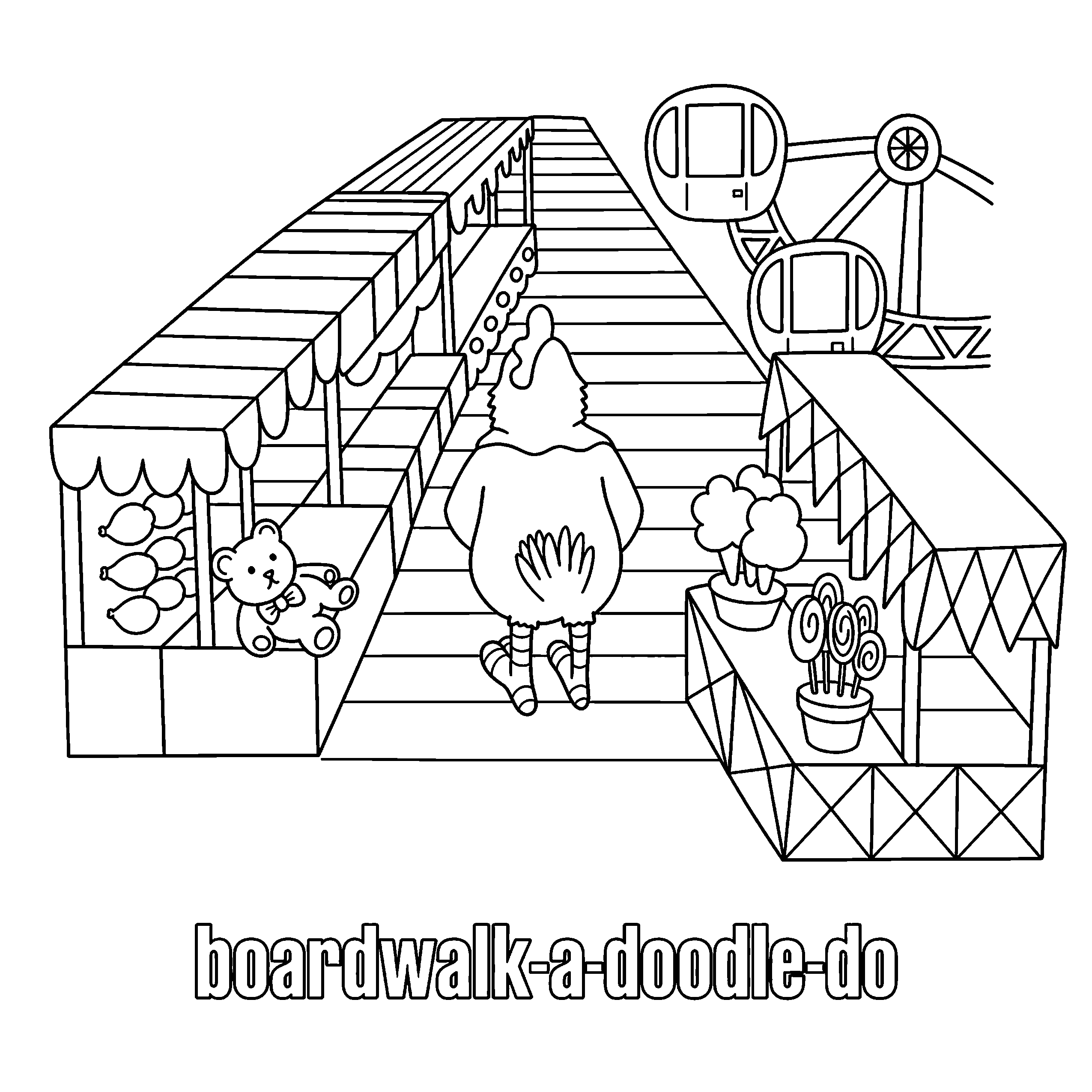 What a Doodle Do Page 3 coloring page