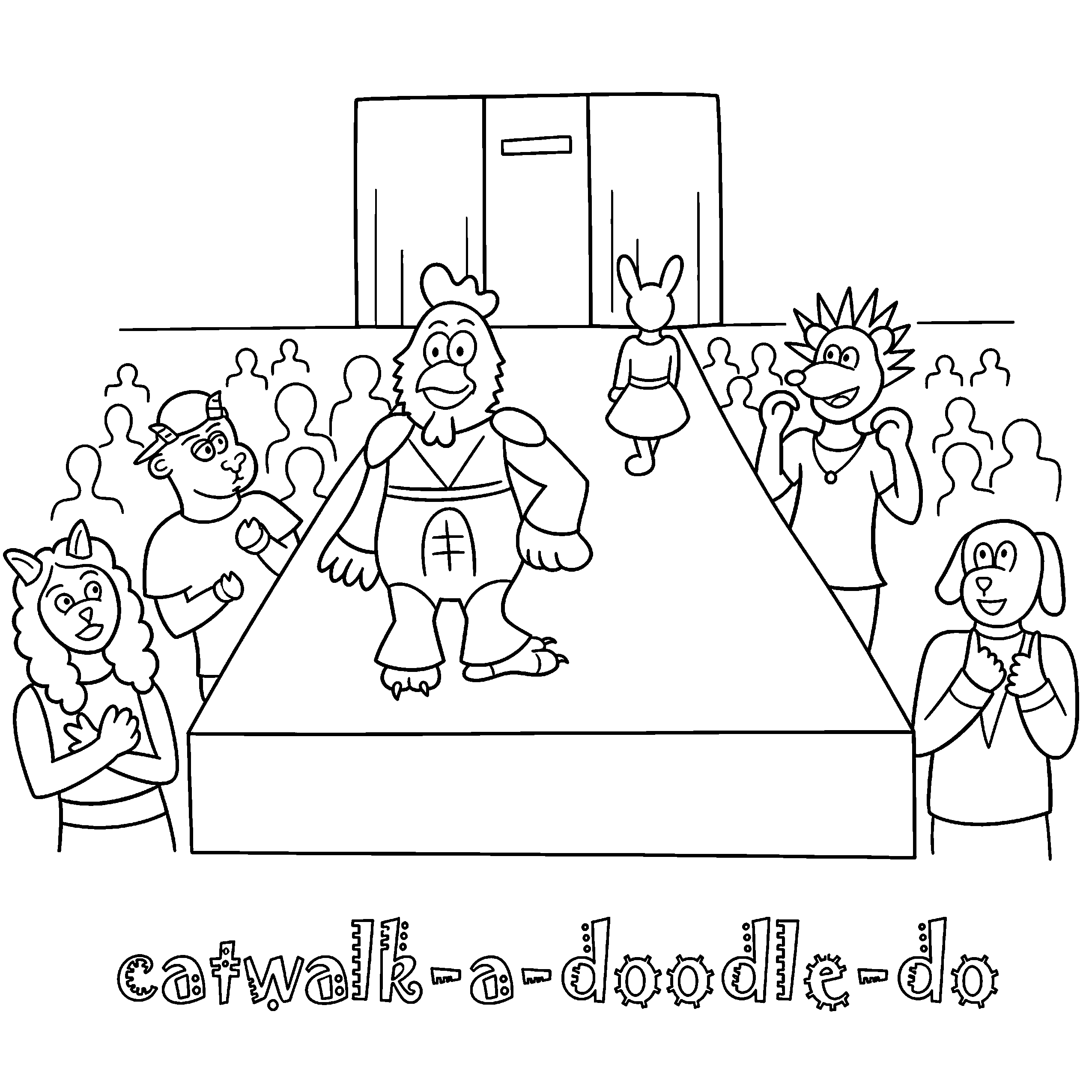 What a Doodle Do Page 5 coloring page